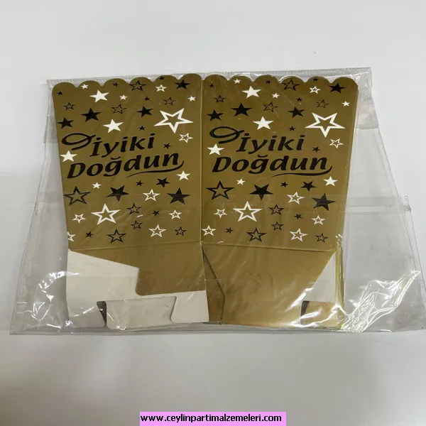 İyi Ki Doğdun Temalı Popcorn Kutusu